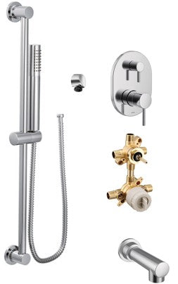 Moen Align KIT424AL 2-way M-Core3 shower kit with built-in diverter - non Sharing