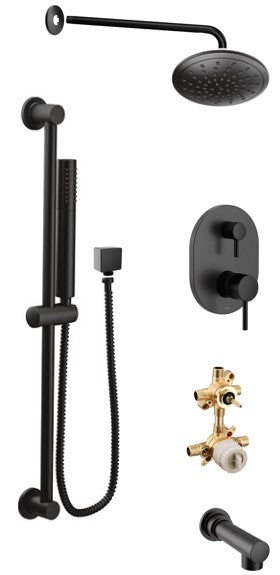 Moen Align KIT534AL 3-way M-Core3 shower kit with built-in diverter - Sharing