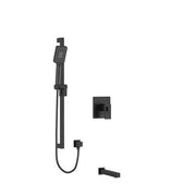 Riobel Kubik KIT1294US Type T/P (thermostatic/pressure balance) ½" coaxial 2-way system with hand shower and shower head 