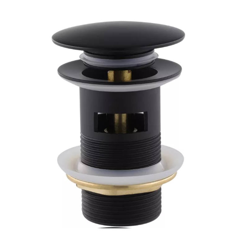 Virta Brass Freestanding Tub Drain with Overflow