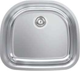 Zomodo Aquarius 23" Single D-Bowl Laundry