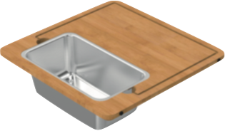 Zomodo Cutting Board / Colander Combo