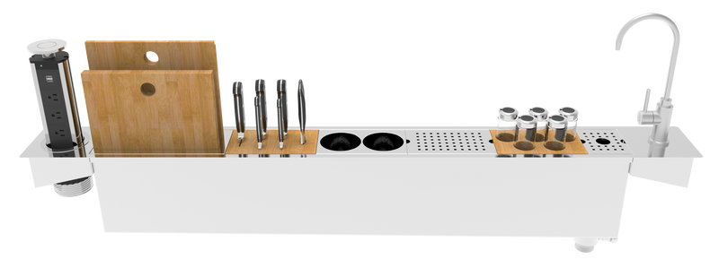Zomodo Panama Deluxe Kit - Trough Sink and Triple Stage Carbon Filtration System