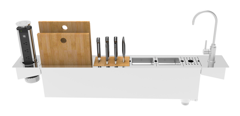 Zomodo Panama Deluxe Kit - Trough Sink and Triple Stage Carbon Filtration System