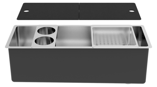 Zomodo Panama 26" Party Bar Station and Trough Sink with Accessories