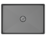 Zomodo 20" Rectangular Vessel Sink - SUS304 StainleStainless Steel Steel with Fixed Drain Kit