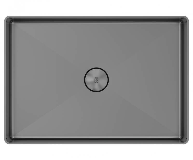 Zomodo 20" Rectangular Vessel Sink - SUS304 StainleStainless Steel Steel with Fixed Drain Kit