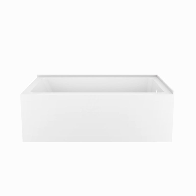 Virta Calgary 60" Corner Acrylic Tub -  White -Right