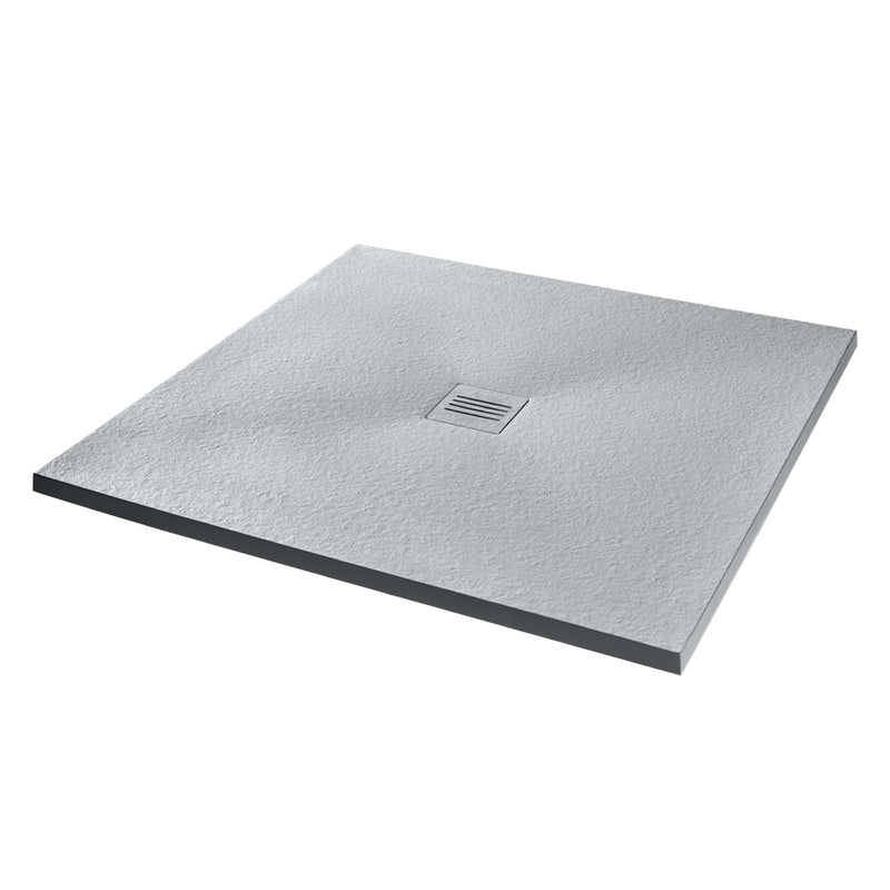 Empyrean Era 36" X 36" Stone Shower Base With Center Drain