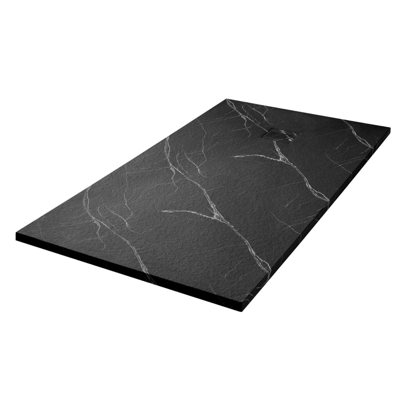 Empyrean Era 48" X 32" Stone Shower Base With Offset Drain