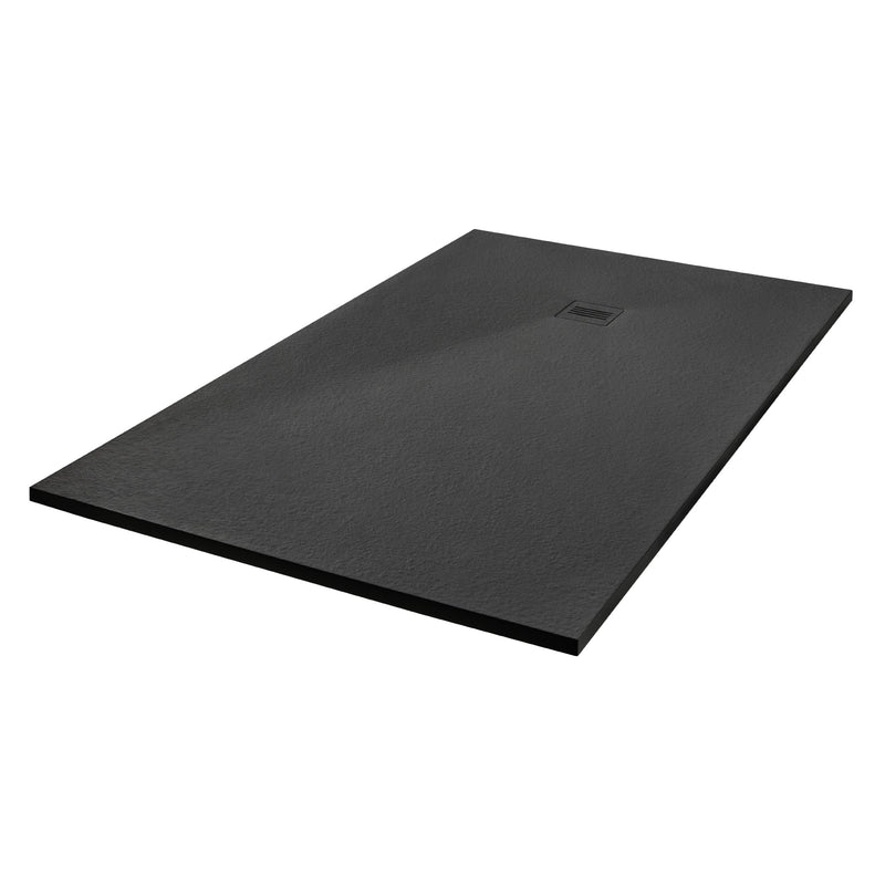 Empyrean Era 60" X 32" Stone Shower Base With Offset Drain