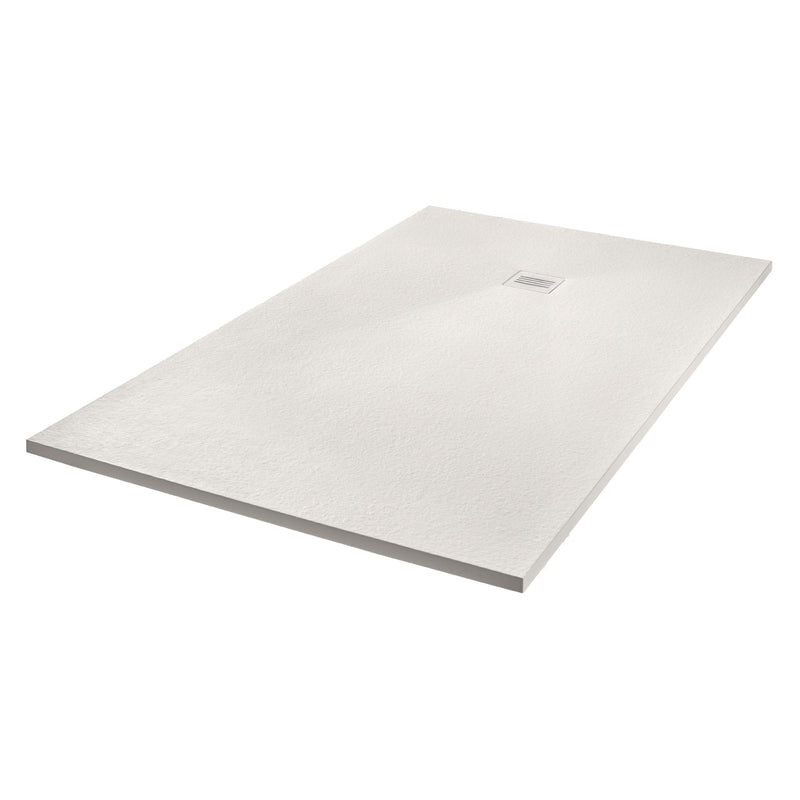 Empyrean Era 60" X 36" Stone Shower Base With Offset Drain