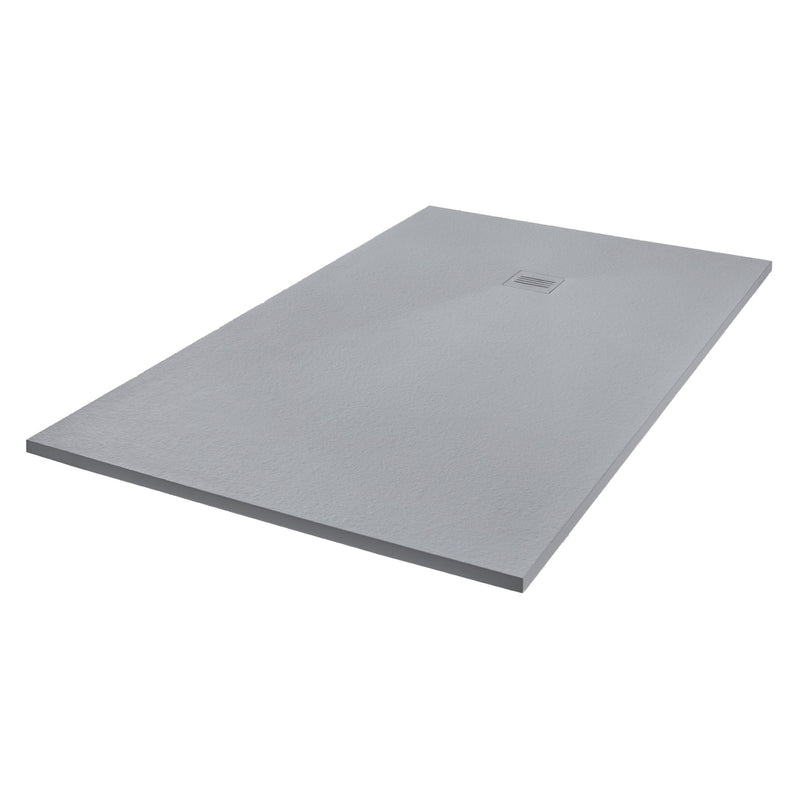 Empyrean Era 60" X 36" Stone Shower Base With Offset Drain