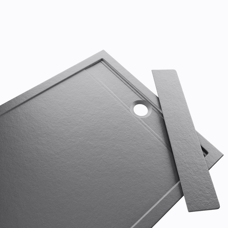Empyrean Rio 60" X 30" Stone Showe Base With Linear Drain Cover