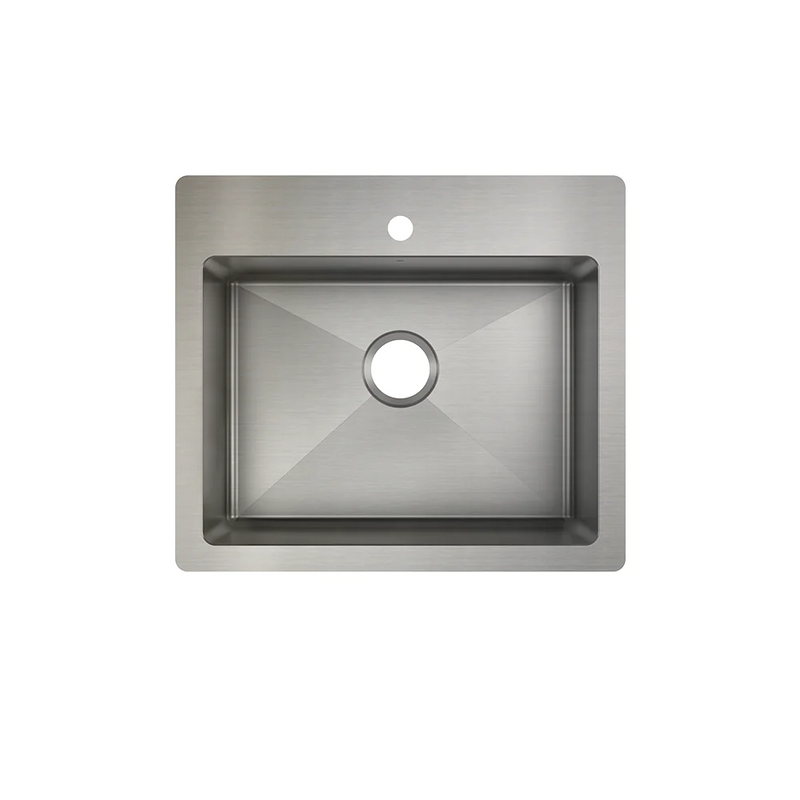 Prochef Single Bowl dualmount Kitchen Sink ProInox H0 Stainless Steel 22" X 16" X 9"