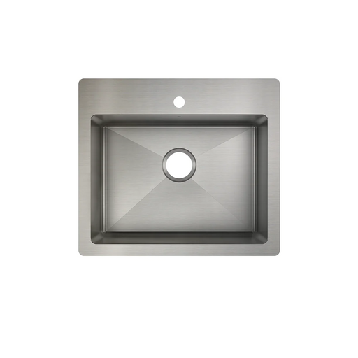 Prochef Single Bowl dualmount Kitchen Sink ProInox H0 Stainless Steel 22" X 16" X 9"