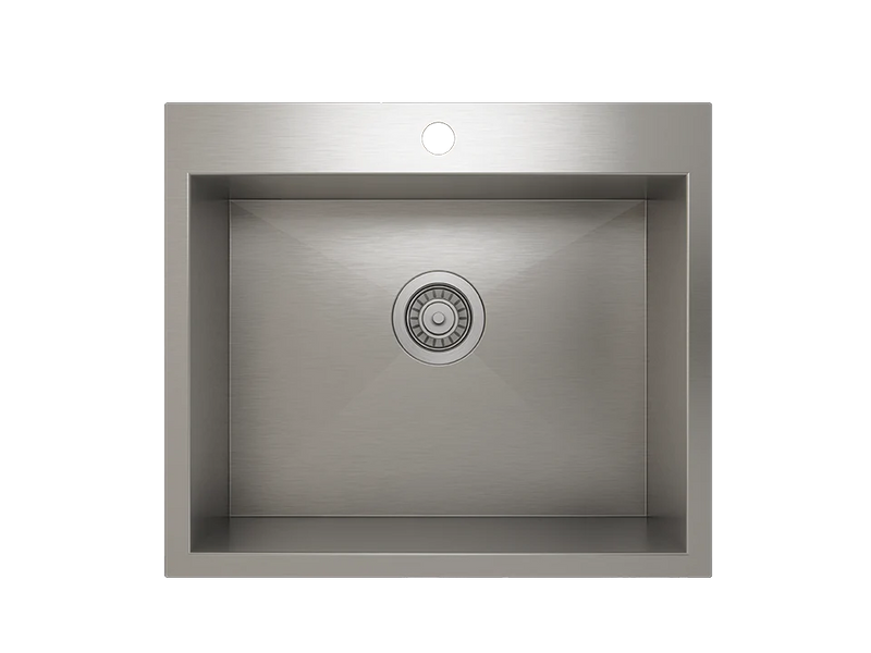 Prochef Single Bowl Topmount Kitchen Sink ProInox H0 Stainless Steel - 21" x 16 " x 9"