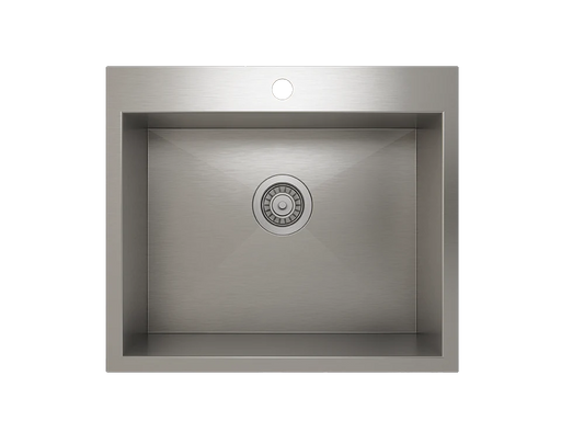 Prochef Single Bowl Topmount Kitchen Sink ProInox H0 Stainless Steel - 21" x 16 " x 9"