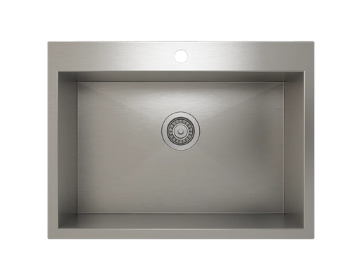 Prochef Single Bowl Topmount Kitchen Sink ProInox H0 Stainless Steel - 25" x 16 " x 9"