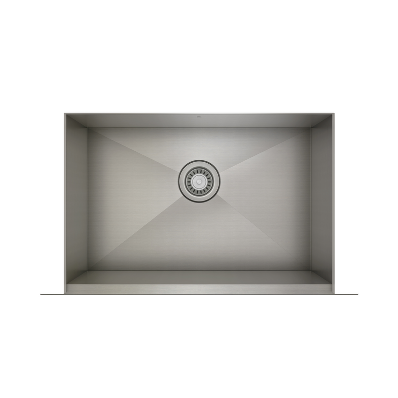 Prochef Single Bowl Farmhouse/Apron Kitchen Sink ProInox H0 Stainless Steel - 25" X 16" X 8"