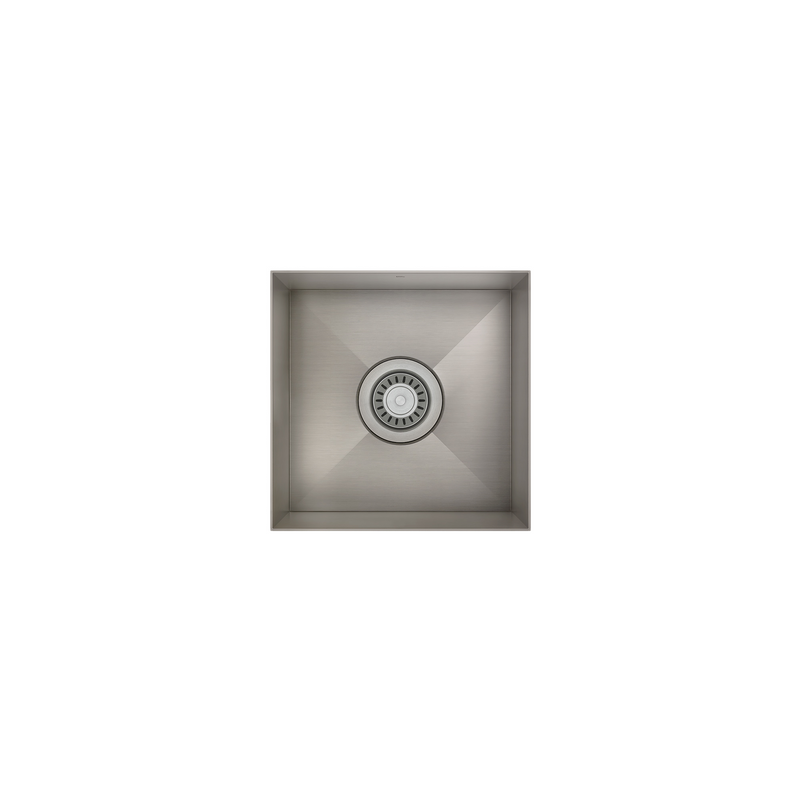 Prochef Single Bowl Undermont Prep/Bar Kitchen Sink ProInox H0 Stainless Steel - 12" x 12 " x 8"