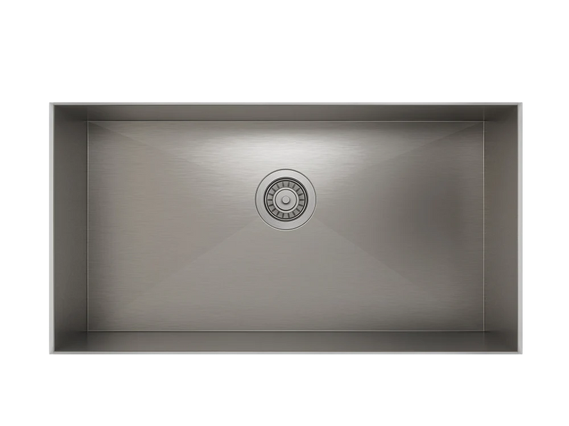 Prochef Single Bowl Undermont Kitchen Sink ProInox H0 Stainless Steel - 30" x 16 " x 8"