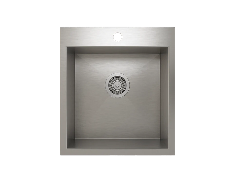 Prochef Single Bowl Topmount Kitchen Sink ProInox H75 Stainless Steel - 16" x 16 " x 9"