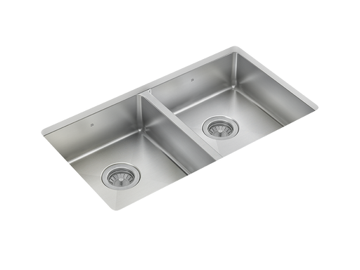 Prochef 50/50 Double Bowl undermount ADA Kitchen Sink ProInox H75 Stainless Steel - 28" X 16" X 5 -5"