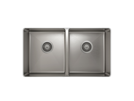 Prochef 50/50 Double Bowl undermount Kitchen Sink ProInox H75 Stainless Steel - 28" X 16" X 8"