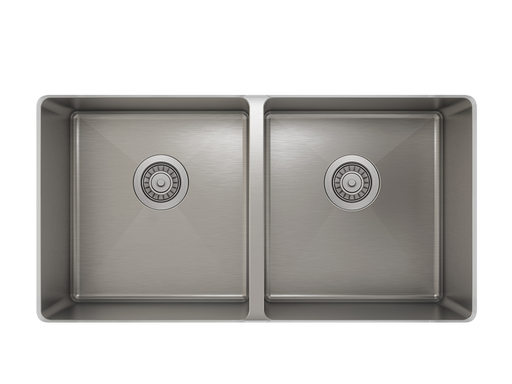 Prochef 50/50 Double Bowl undermount Kitchen Sink ProInox H75 Stainless Steel - 30" X 16" X 10"
