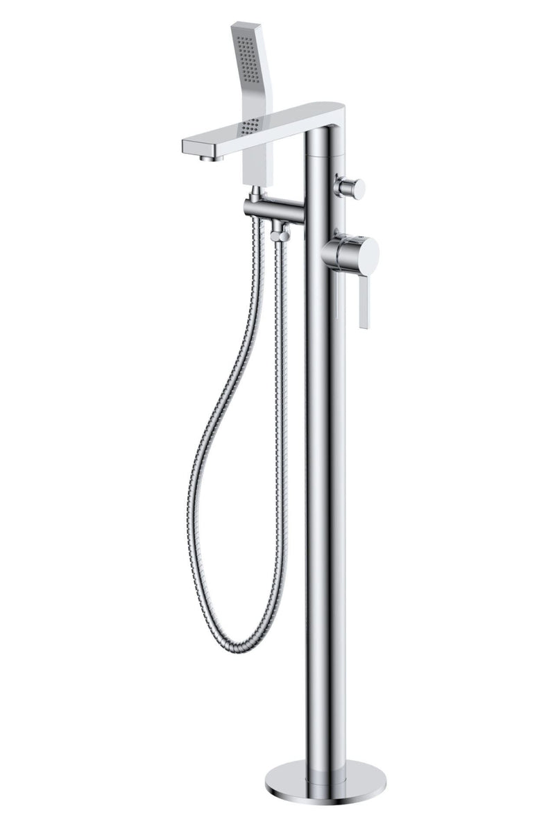 Empyrean TMIA91  MIA  2-way Type T (thermostatic) coaxial floor-mount tub filler with hand shower trim (without rough-in)