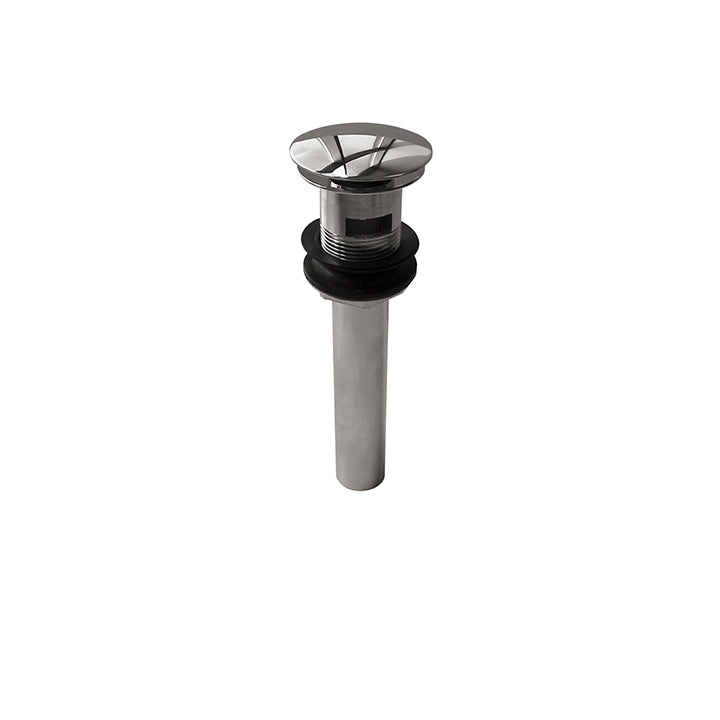 AQUABRASS 626 ROUND POPUP DRAIN 1 1/4" W/OVERFLOW