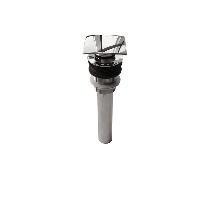 AQUABRASS 629 SQUARE POPUP DRAIN 1 1/4" NO OVERFLOW