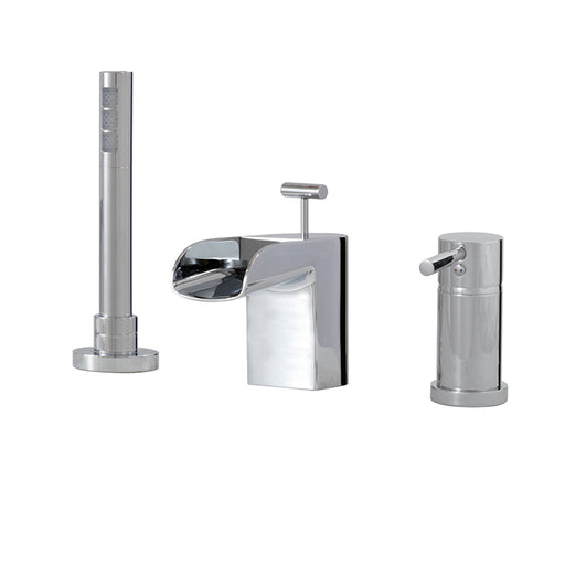 AQUABRASS 32013 LOVE ME 3 PCE TUB FILLER FAUCET - PRESSURE BALANCE