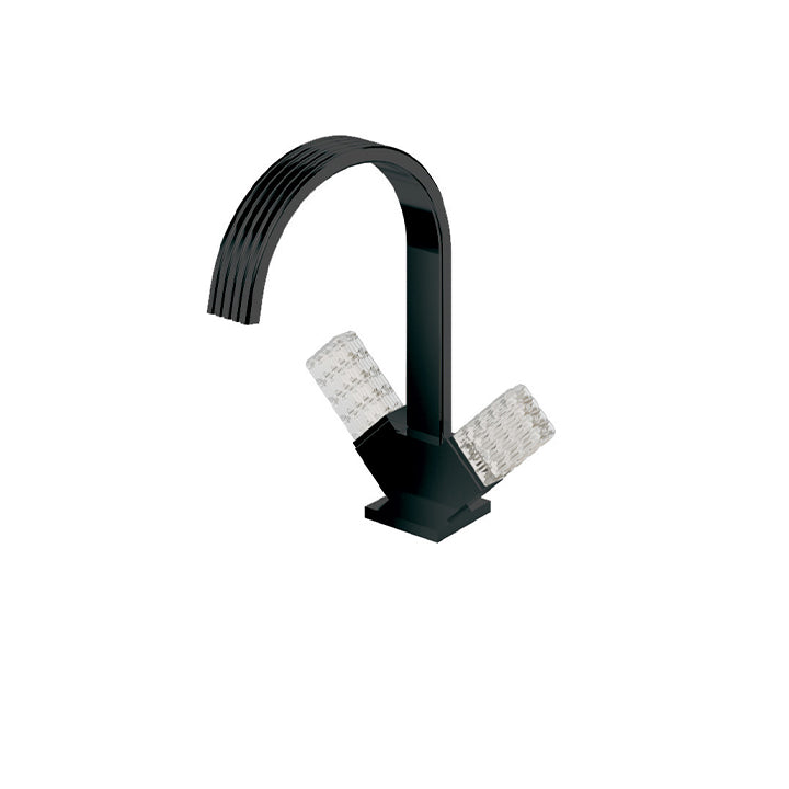 AQUABRASS 34514 TOSCA STAR SINGLE HOLE LAV FAUCET - 2 HANDLES