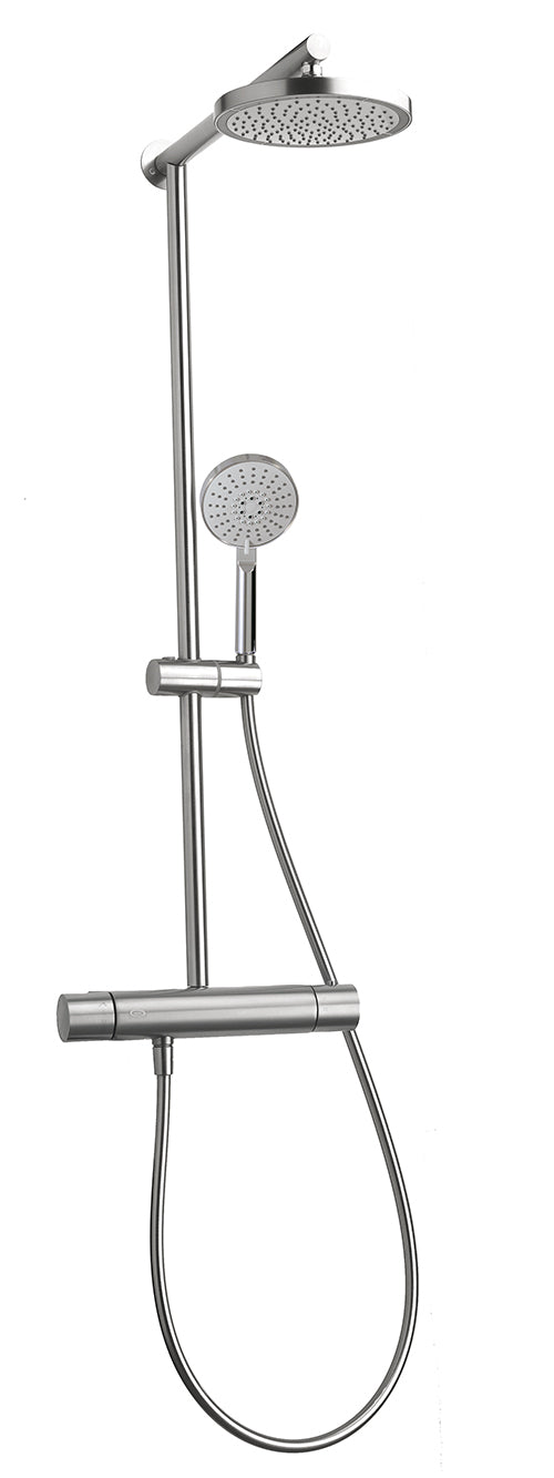 AQUABRASS 52635 TEKNO 1/2" THERMOSTATIC SHOWER COLUMN