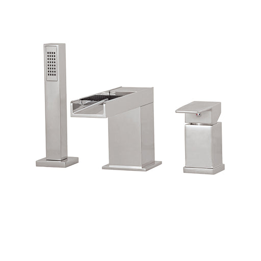 AQUABRASS 77313 STREEM 3PCE TUB FILLER FAUCET- PRESSURE BALANCE
