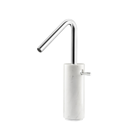 AQUABRASS CL20 MARMO TALL SINGLE-HOLE LAV FAUCET-WHITE