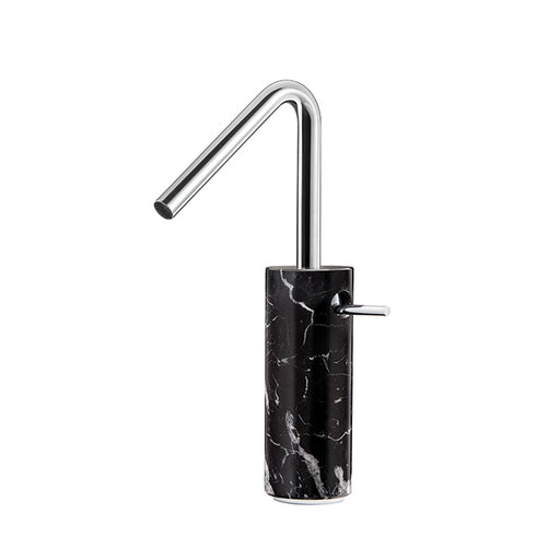 AQUABRASS CL20 MARMO TALL SINGLE-HOLE LAV FAUCET-BLACK