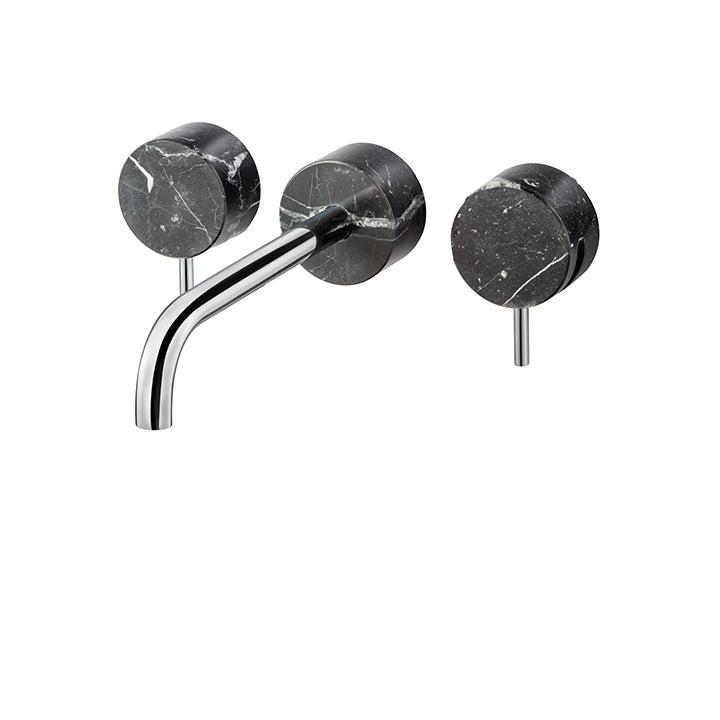 AQUABRASS CL29 MARMO WALLMOUNT LAV FAUCET 8" CC-BLACK