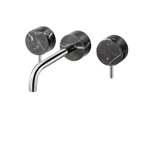 AQUABRASS CL29 MARMO WALLMOUNT LAV FAUCET 8" CC-BLACK