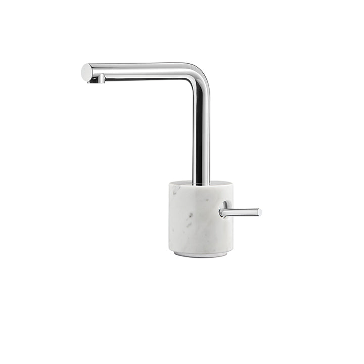 AQUABRASS UR14 MARMO-URBAN SINGLE HOLE LAV FAUCET-WHITE