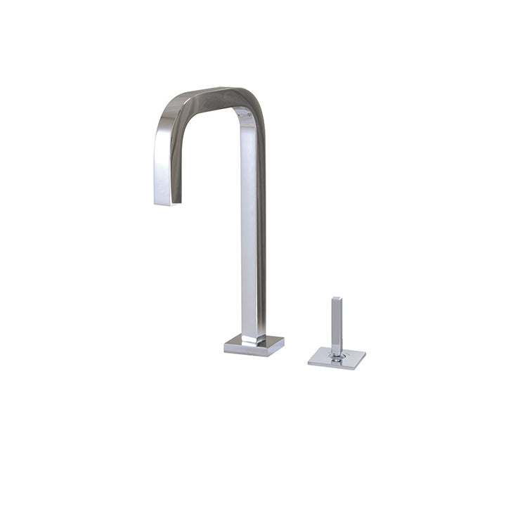 AQUABRASS X7612 XSQUARE 2PC LAV FAUCET - SIDE JOYSTICK