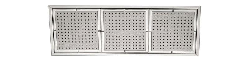 AQUABRASS 803 CEILING MOUNT RAIN HEAD 8"X24"