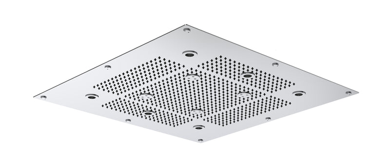 AQUABRASS 925 CURA RECESSED RAIN HEAD 24"X24"