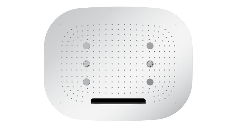 AQUABRASS 945 CURA RECESSED RAINHEAD 25"X19"