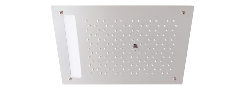 AQUABRASS 957 CURA RECESSED RAINHEAD 12" X 8"
