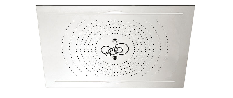 AQUABRASS 958 CURA RECESSED RAINHEAD 24'X18"