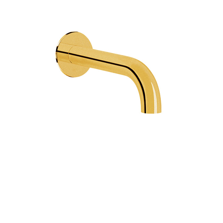 AQUABRASS 11132 TUBULAR SLIP-FIT SPOUT & ROUND FLANGE 7"