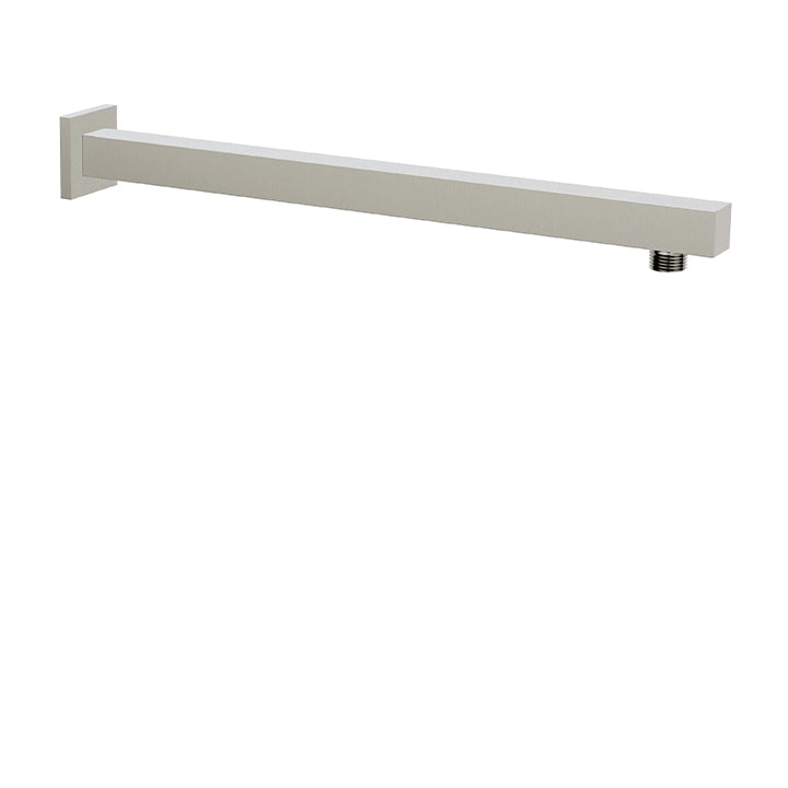 AQUABRASS M8203 SQUARE SHOWER ARM & FLANGE 16"
